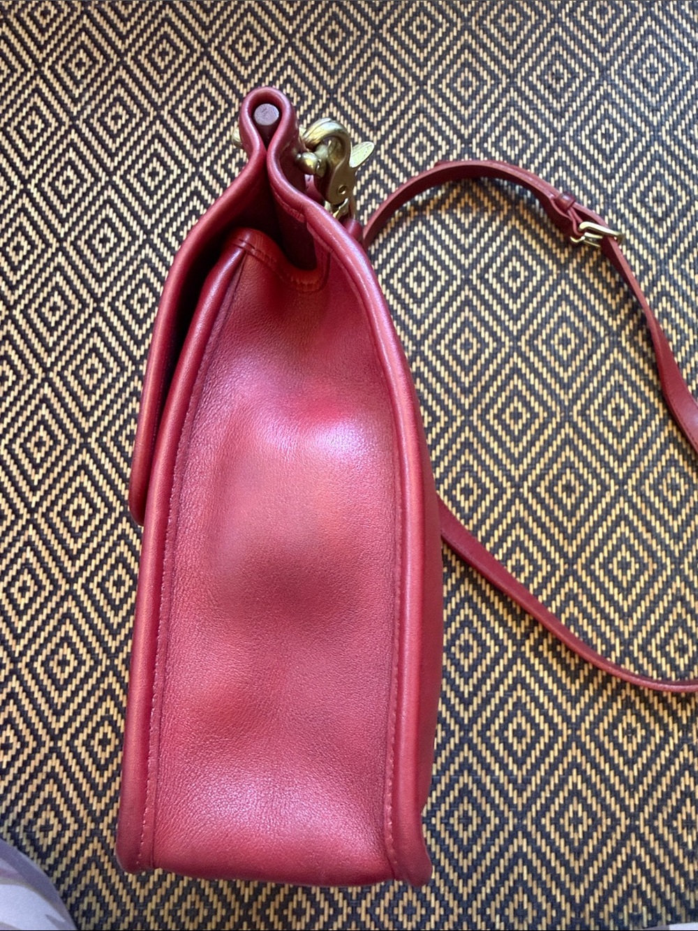 Vintage coach Willis 9927 red with brass - Picture 5 of 16